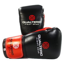 Load image into Gallery viewer, Gualterio "Prestige Gloves" Black/Metallic Red