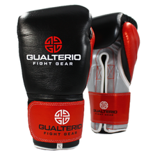 Load image into Gallery viewer, Gualterio "Prestige Gloves" Black/Metallic Red
