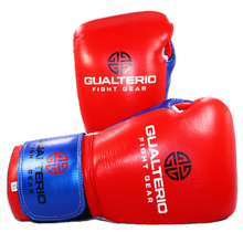 Load image into Gallery viewer, Gualterio "Prestige Gloves" Red/Metallic Blue