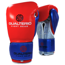 Load image into Gallery viewer, Gualterio "Prestige Gloves" Red/Metallic Blue