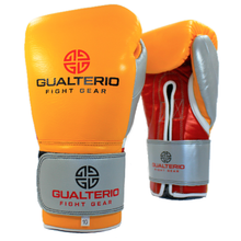 Load image into Gallery viewer, Gualterio &quot;Prestige Gloves&quot; Yellow/Metallic Silver
